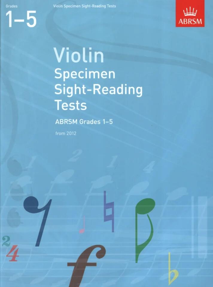 ABRSM Violin Specimen Sight-Reading Tests Grades 15 from 2012  Violin : photo 1