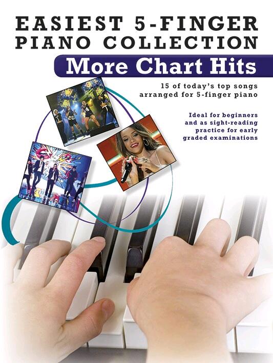 Music Sales Easiest 5-finger Piano Collection More Chart Hits : photo 1
