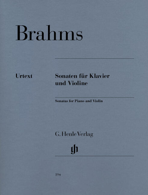 Sonate Vl/pno (op. 78-100-108)Violin Sonatas Sonatas for Piano and Violin : photo 1