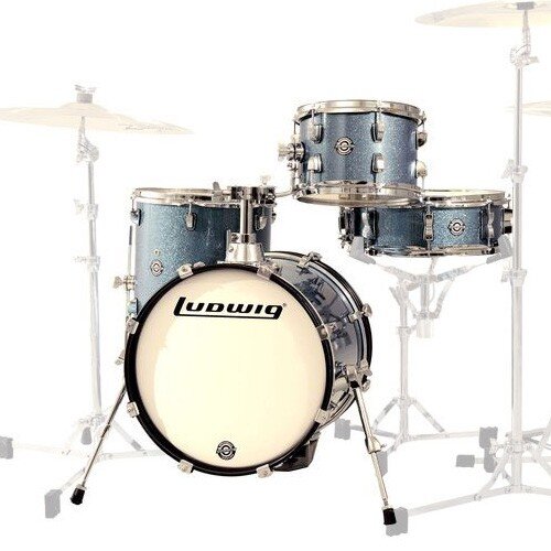 Ludwig LC179X023 Breakbeats by Questlove Assura Sparkle 4 pces BD16x14