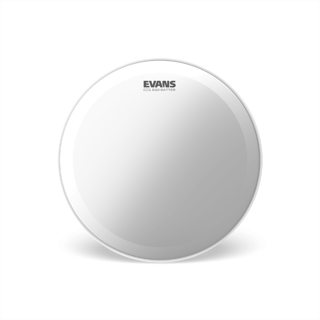 Evans EQ3 Frosted Bass Drum Head 18