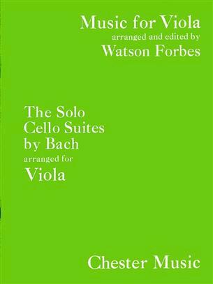 Chester Music 6 suites pour violoncelle BWV 1007-1012arrangées pour violon alto : photo 1