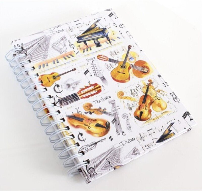 Music Sales Ltd A6 Notebook Notebook with Classical Instrument lines : photo 1