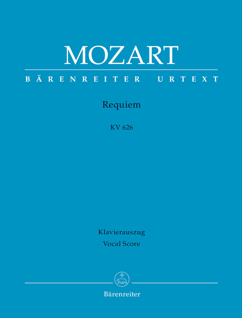 Bärenreiter Requiem KV 626 Requiem K.626 Mozarts Fragment mit den Ergänzungen von Joseph Eybler und Franz Xaver Sümayr : photo 1