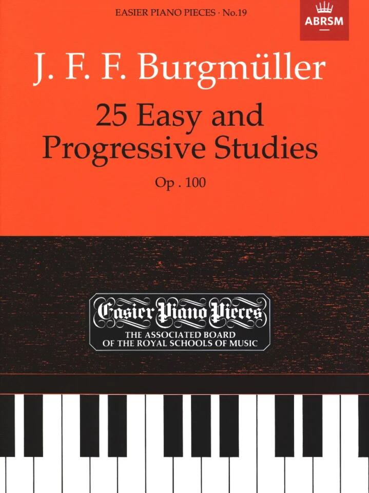 ABRSM FRIEDRICH BURGMULLER 25 EASY AND PROGRESSIVE STUDIES FOR PIANO OP.100 : photo 1