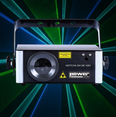 Power Lighting NEPTUNE 200 GBC MK2 Green Beam Laser 50 MW Blau 150 MW und Cyan 200 MW