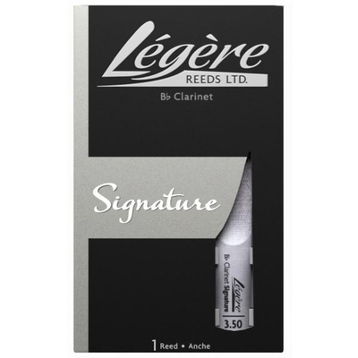 Légère Anche clarinette Sib signature Reed boite de 1 (LEG CL-B SIG 3.50)