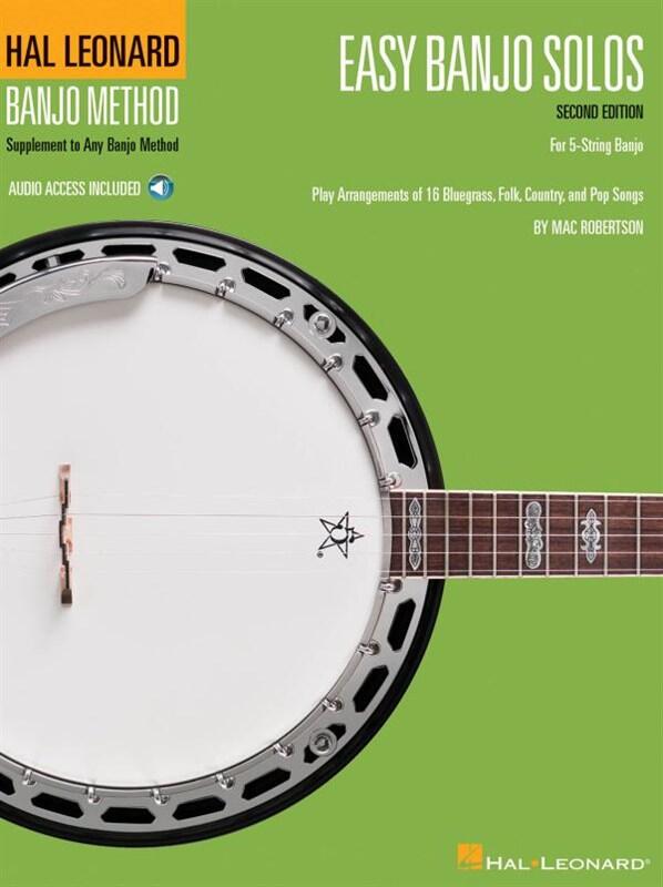 Easy Banjo Solos For 5-String Banjo  Second Edition (Book/Online Audio) : photo 1