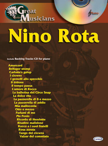 Nino Rota: Great Musicians Series Piano accords guitare + CD : photo 1