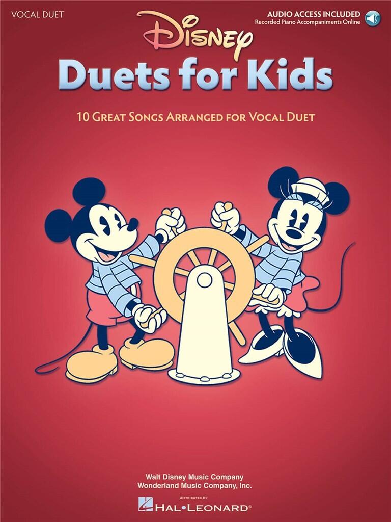 Hal Leonard Disney Duets For Kids10 Great Songs Arranged For Vocal Duet : photo 1