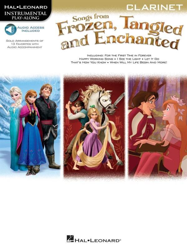 Hal Leonard Songs From Frozen Tangled And Enchanted: Clarinet (Book/Online Audio) : photo 1