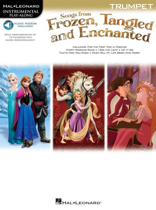 Hal Leonard Songs From Frozen Tangled And Enchanted: Trumpet (Book/Online Audio) : photo 1