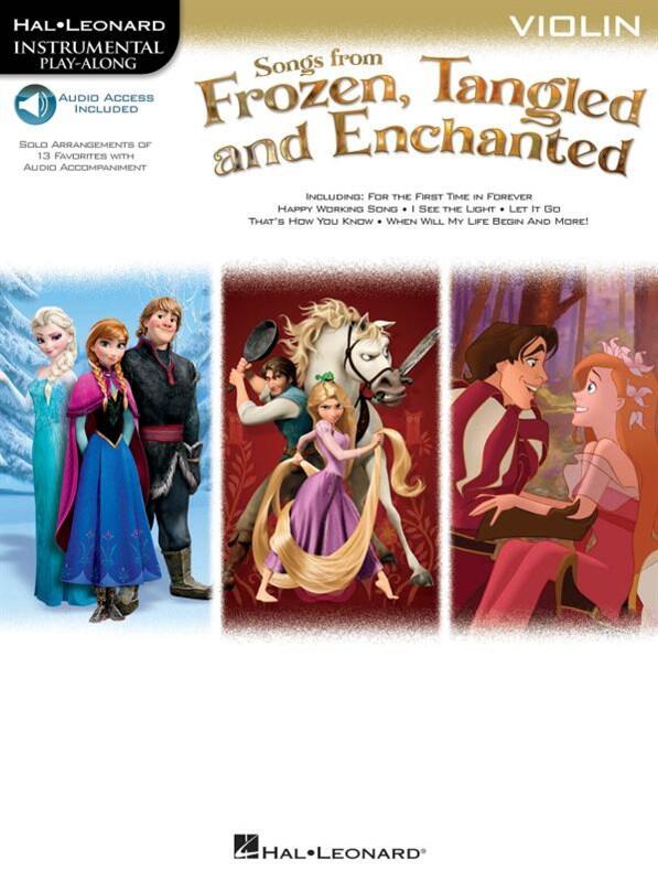 Songs From Frozen Tangled And Enchanted: Violin (Book/Online Audio) : photo 1