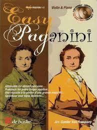 De Haske Easy Paganini Violon/Piano Partition + 2 CD : photo 1