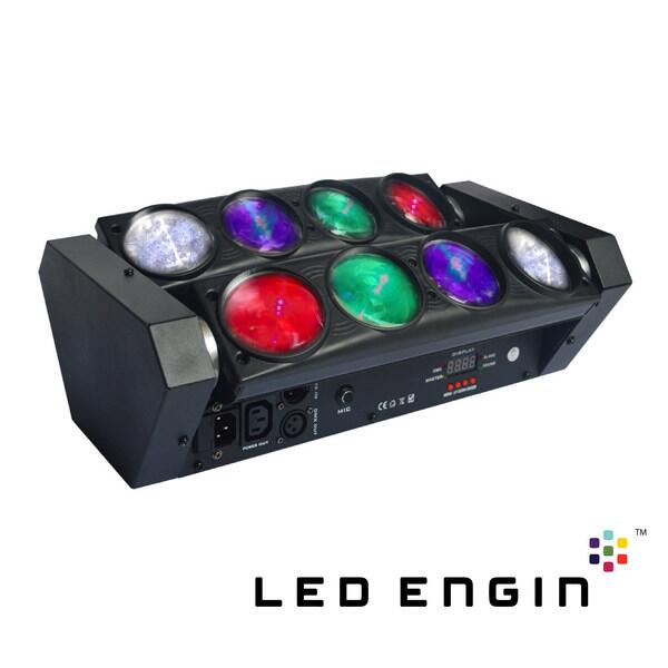 Power Lighting SPIDERLEDRGB Barre led RGBW 8x12W