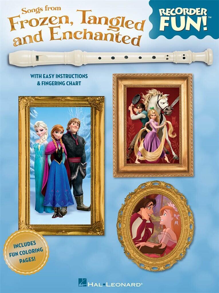 Hal Leonard Recorder Fun Songs From Frozen Tangled And Enchanted : photo 1