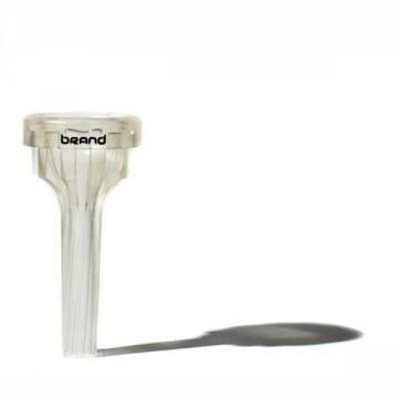 Brand 10C plastic mouthpiece for trombone / horn with transparent TurboBlow : photo 1