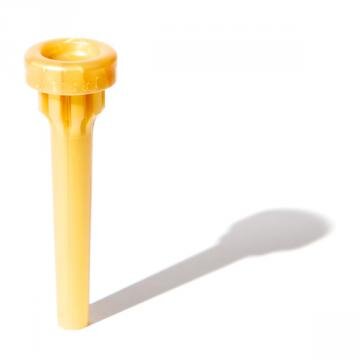 Brand 7C plastic mouthpiece for trumpet with TurboBlow. Golden : photo 1