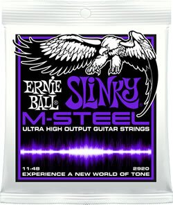 Ernie Ball M-Steel Slinky Power 11 14 18p 28 38 48 : photo 1