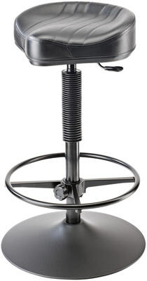K & M 14091 Bühnenhocker - schwarz