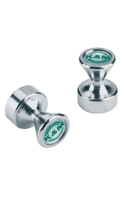 K & M 11580 Power magnet - aimants plaqué zinc (2 pcs.)
