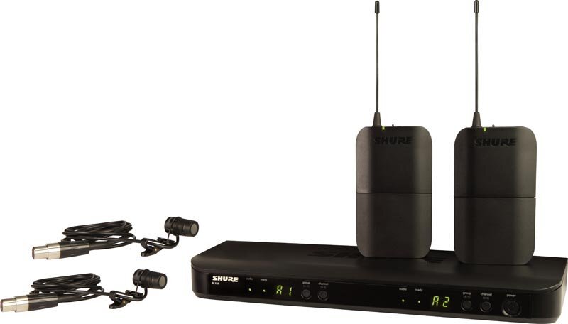 Shure Wireless Analog, Lavalier Microphone Combo (BLX188E / W85-M17) : photo 1