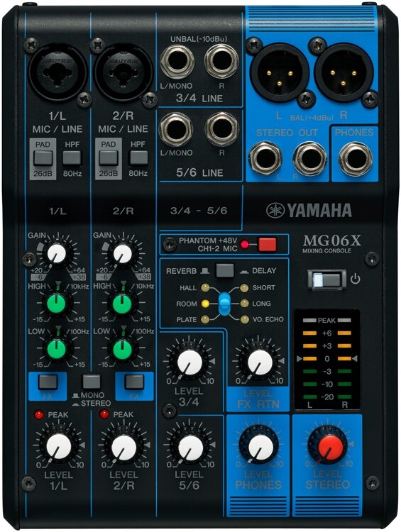 Yamaha ProAudio MG06X ANALOG MIXER : photo 1