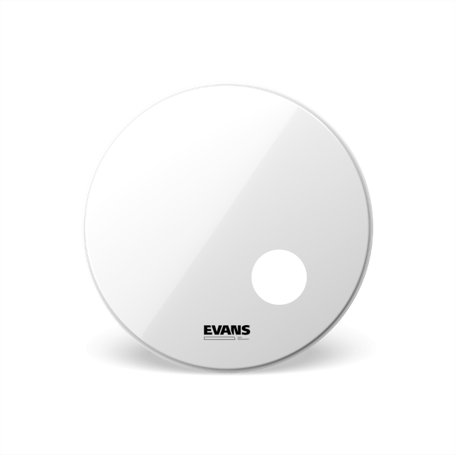 Evans EQ3 Resonant Smooth White Bass Drum Fell 18