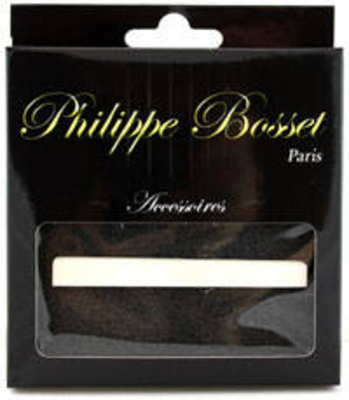 Philippe Bosset PBACC02 Sillet de tête en os pour guitare classique 80 x 3 x 9 / 8 mm