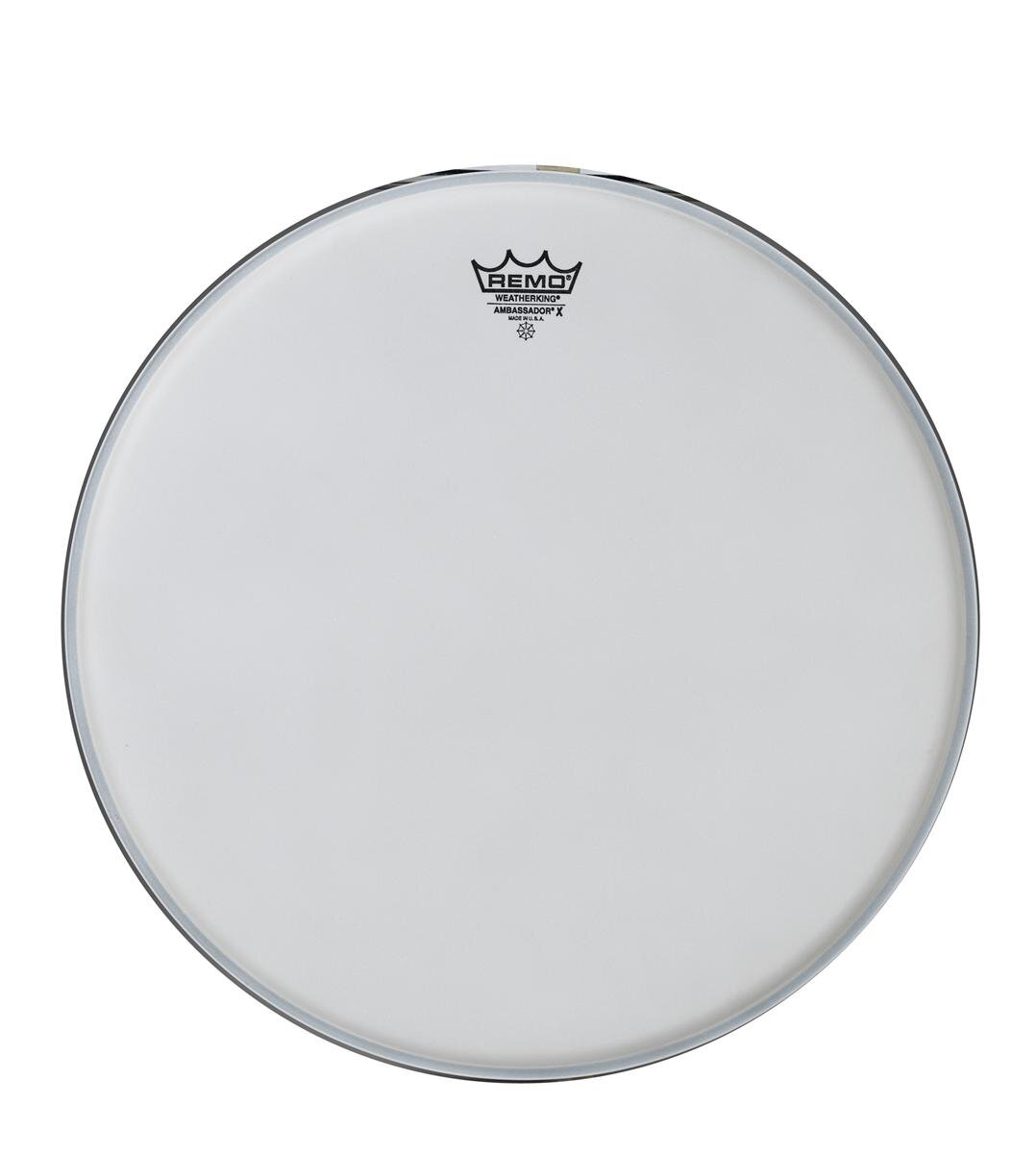 Remo AX-0115-00 Ambassador X snare blanche 15