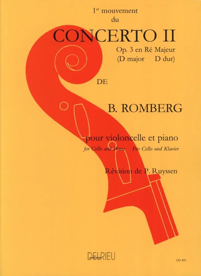Concerto n2 Op.3 en ré maj. B.Romberg : photo 1