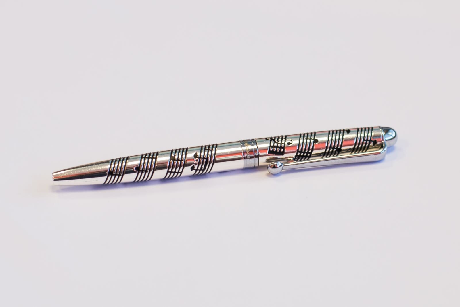 Boullard Musique K817 Pocket pen, scope design, silver-plated : photo 1