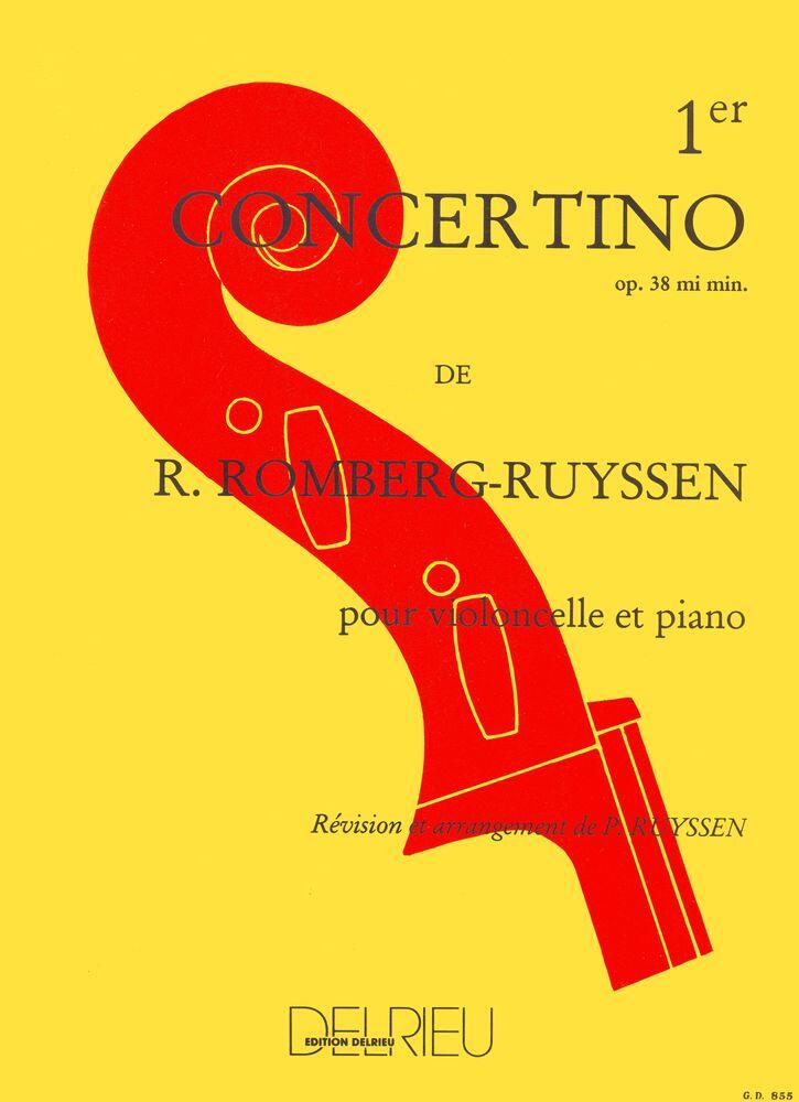 Concertino No 1 op. 38 mi mineur Bernhard Romberg : photo 1