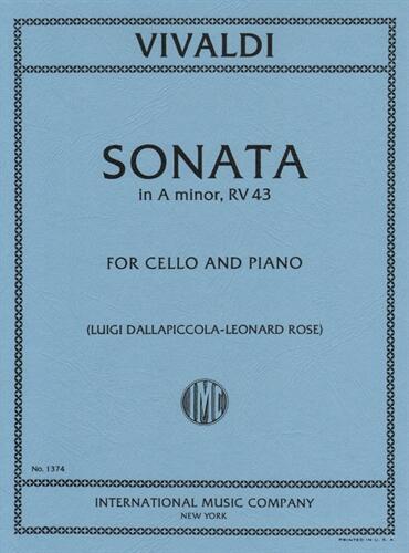 Sonate en la mineur RV 43 F XIV/3 Sonate No 3 Antonio Vivaldi : photo 1