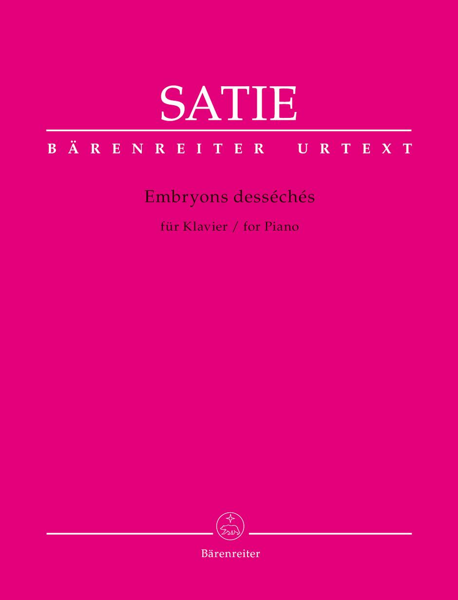Satie, Erik Embryons desséchés for Piano : photo 1