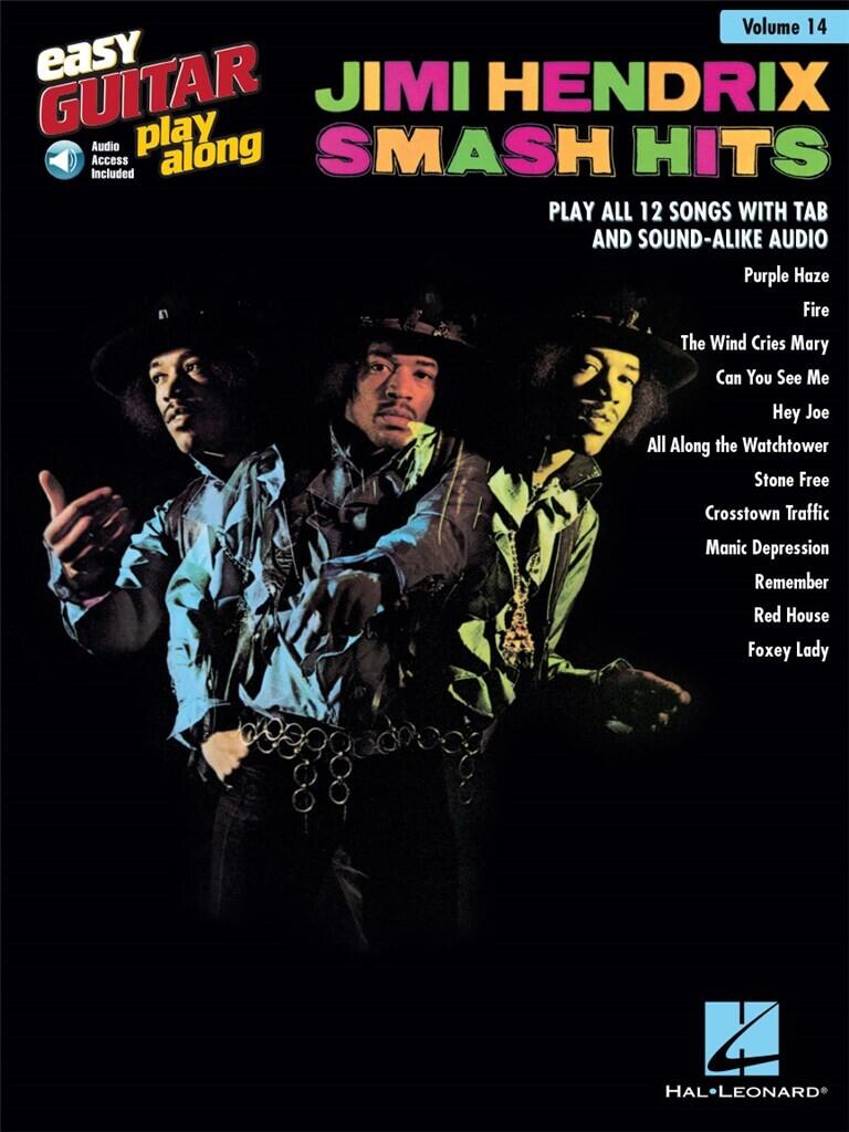 Easy Guitar Play-Along Volume 14 Jimi Hendrix  Smash Hits : photo 1