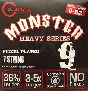 Cleartone 9409-7 Super Light 9-52 7 Strings Electric Nickel Plated : photo 1