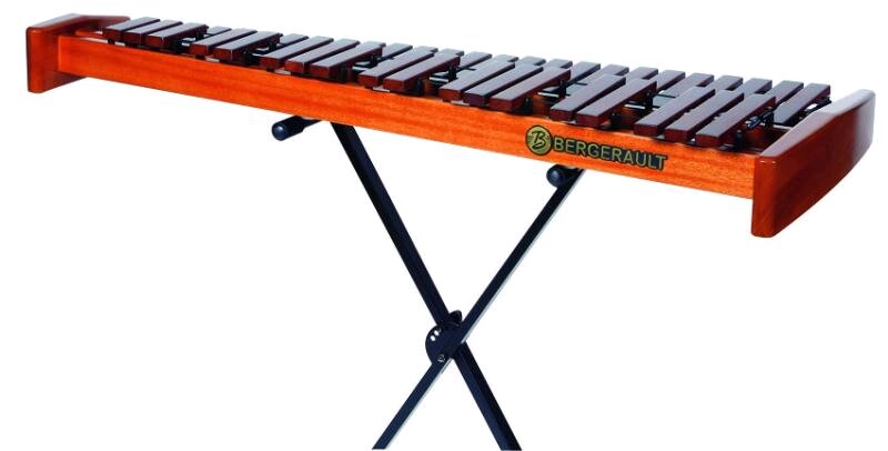 Bergerault Xilophone Table Top Performer 3.5 octaves, Rosewood keyboard (XPTR35) : photo 1