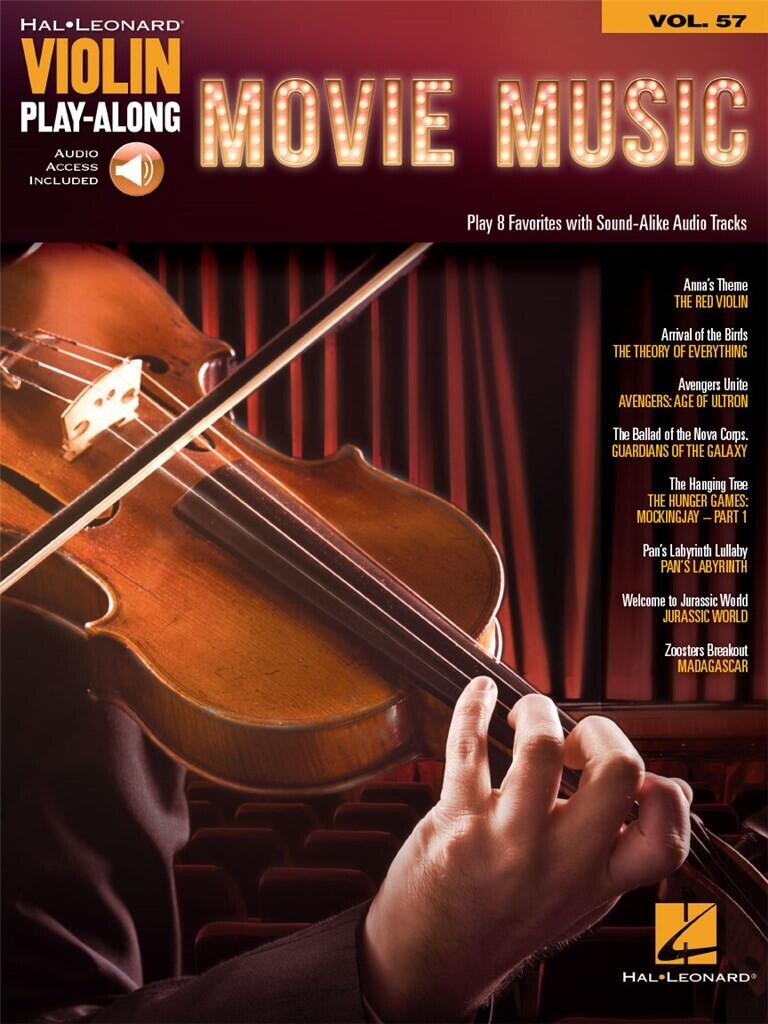 Hal Leonard Violin Play-Along Volume 57: Movie Music (Book/Online Audio) : photo 1