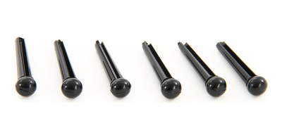 Taylor 80120 Bridge Pins Black Plastic 6 Stück