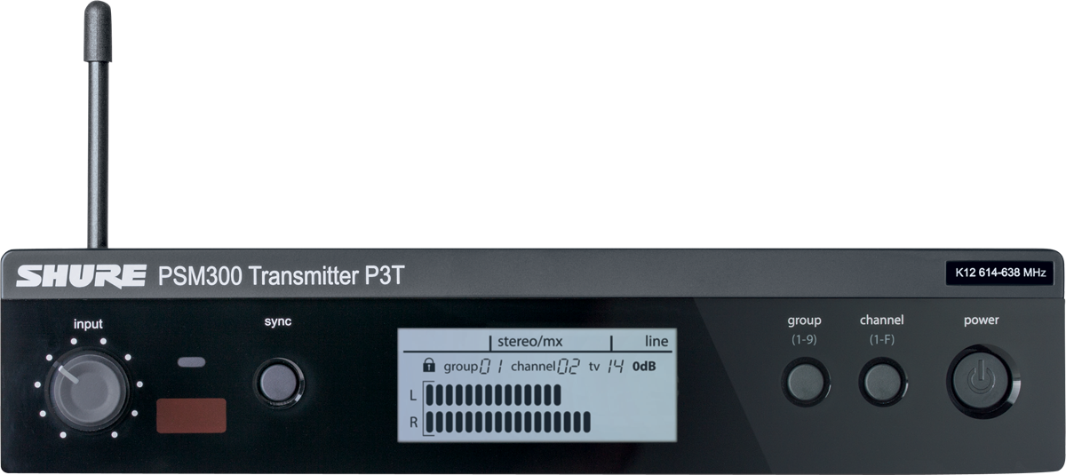 Shure P3TE-K3E transmitter for PSM300 : photo 1