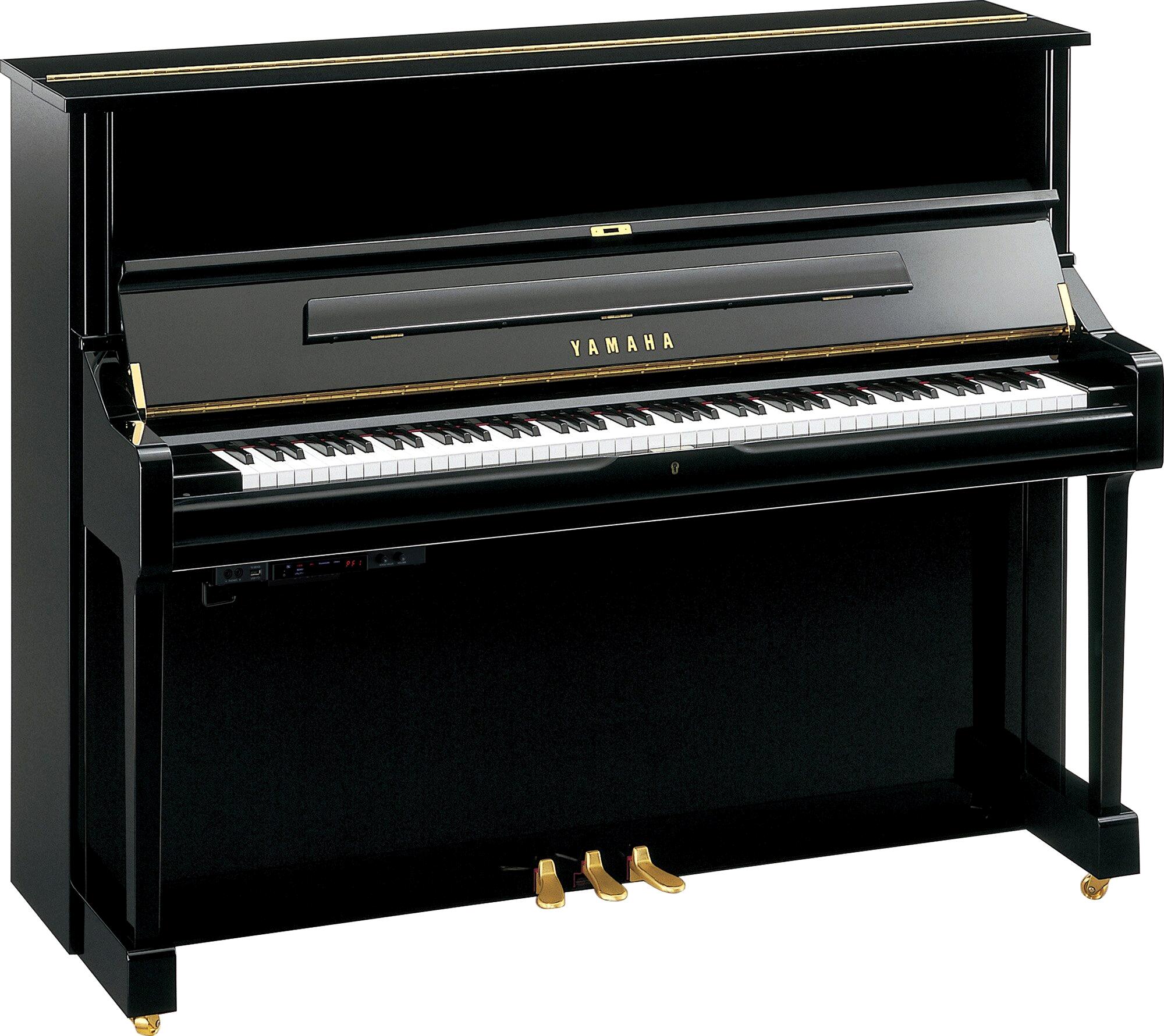 Yamaha Pianos DISKLAVIER DU1 Enspire ST PE, Glossy Black, 121cm : photo 1