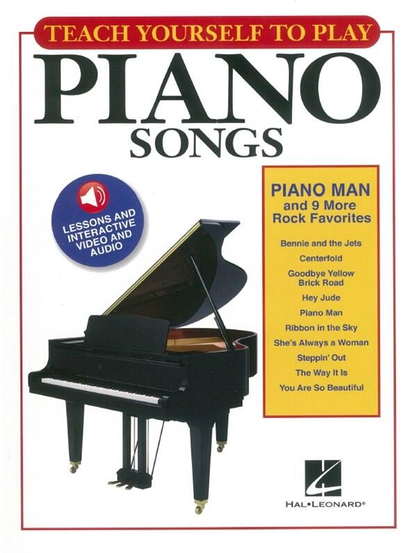 Teach Yourself To Play Piano Songs: Piano Man And 9 More Rock Favorites (Book/Online Media) : photo 1