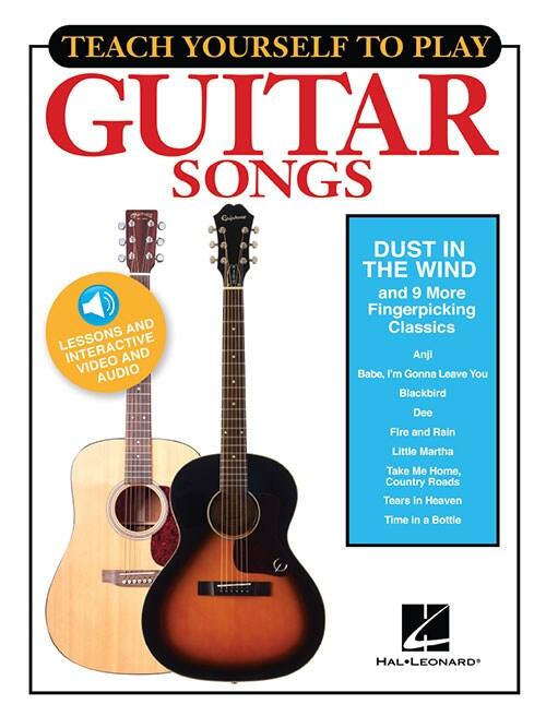 Teach Yourself To Play Guitar Songs: Dust In The Wind And 9 More Fingerpicking Classics (Book/Online Media) : photo 1