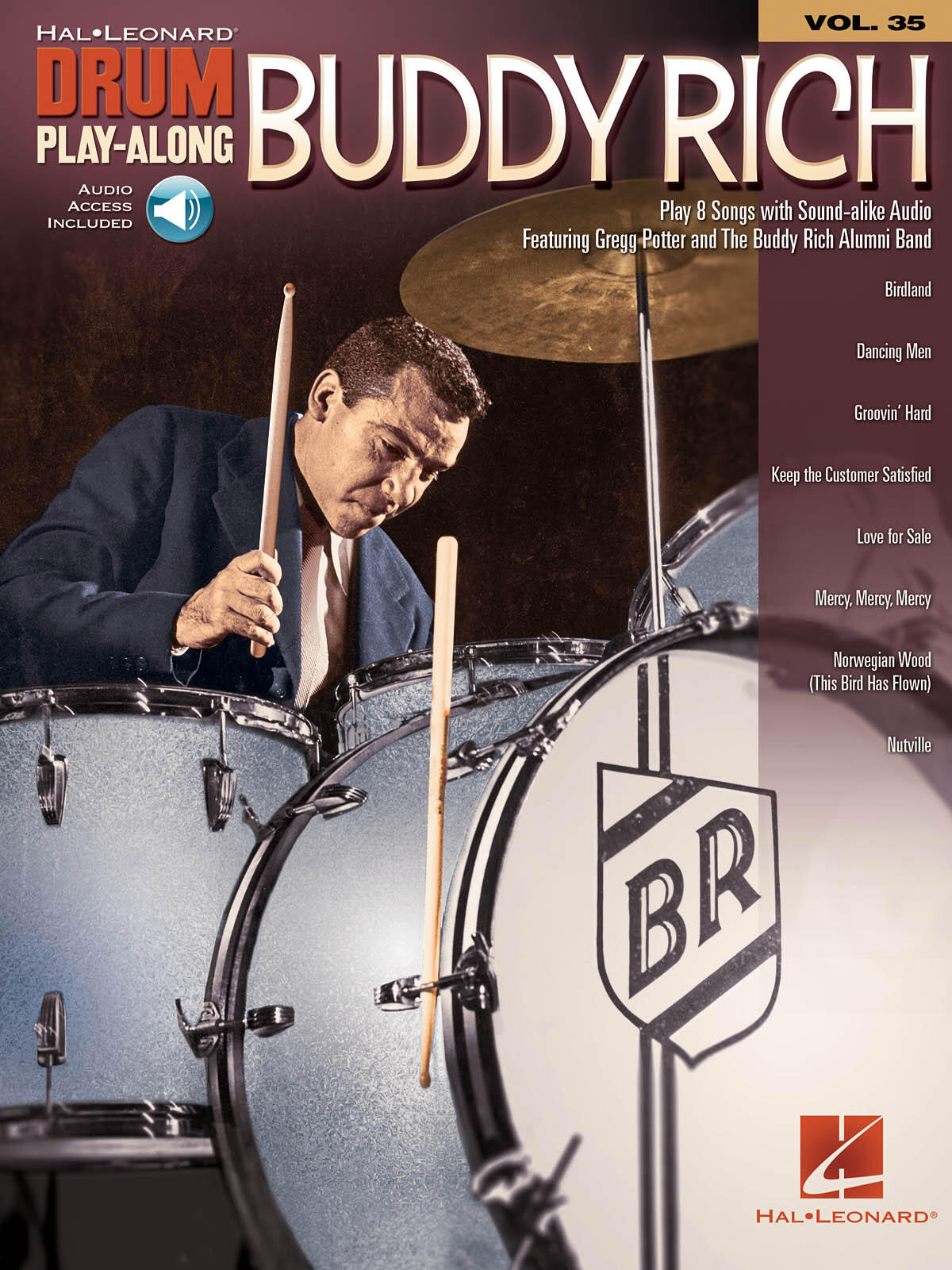 Hal Leonard Buddy Rich Drum Play-Along Volume 35 : photo 1