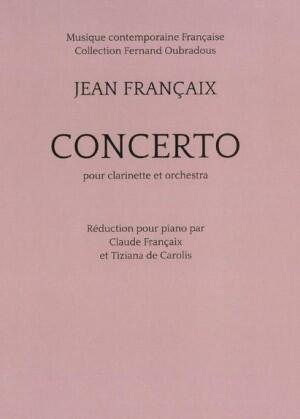 Concerto pour Clarinette (Piano Reduction)  Jean Françaix  Editions Musicales Transatlantiques : photo 1