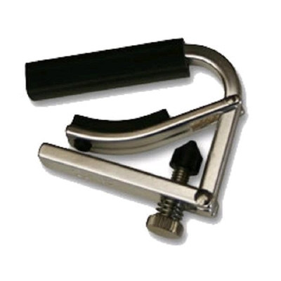 Shubb L9-Silver Capo Lite for flat chrome ukulele