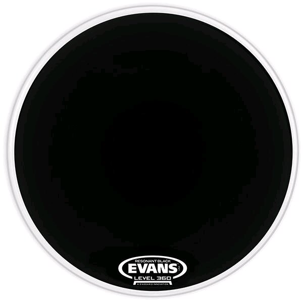 Evans Resonance Bass Drum schwarz, 22