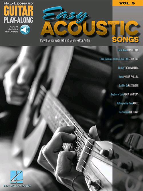 Hal Leonard Easy Acoustic Songs - Guitar Play-Along Volume 9 : photo 1