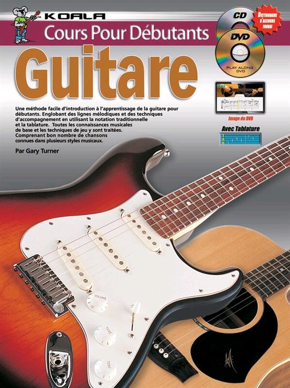 Cours Pour Débutants : Guitare (Livre/CD/DVD) : photo 1